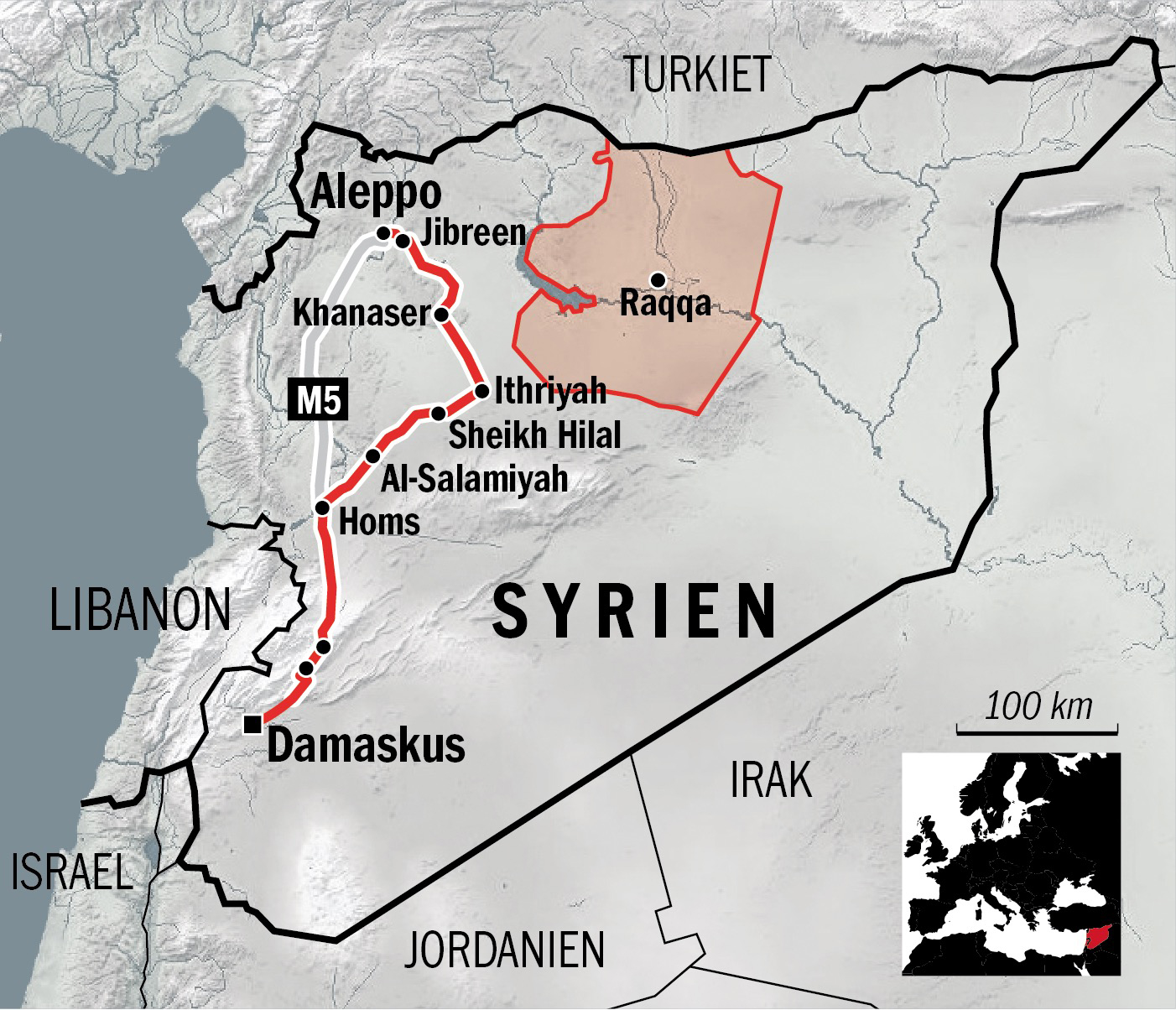 karta syrien Syrien karta 2   Kriget i Syrien